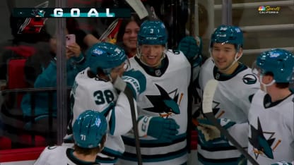 SJS@CAR: Klingberg scores goal against Pyotr Kochetkov