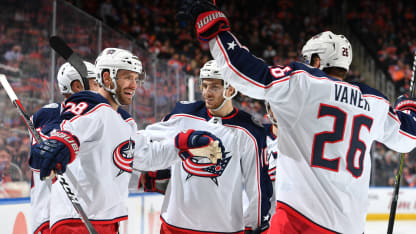 Blue Jackets celebrate CBJ-EDM