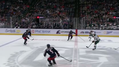 Kirill Kaprizov with a Goal vs. Columbus Blue Jackets