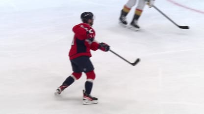 VGK@WSH: Chychrun scores goal against Akira Schmid