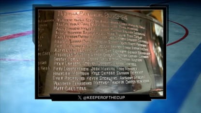 Panthers' names engraved on Cup