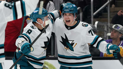 Celebrini ties it late in 3rd