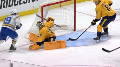 STL@NSH: Broberg gives the Blues a three-goal lead