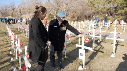 Lomberg Visits The Field Of Crosses