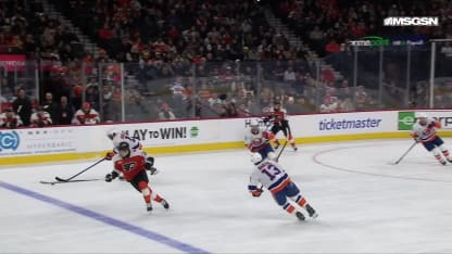 NYI@PHI: DeAngelo scores PPG against Samuel Ersson