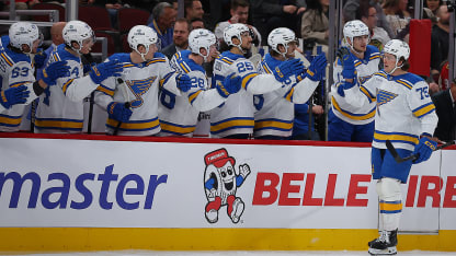 Tucker races Blues out to early lead