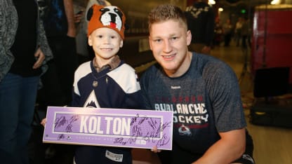 Kolton Av For A Day Nathan MacKinnon Hockey Fights Cancer 161105