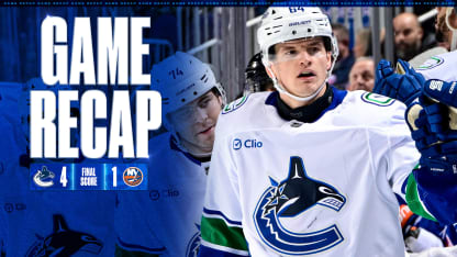 Sherwood Scores a Hat Trick, Canucks Leave New York With 4-1 Win Over Islanders