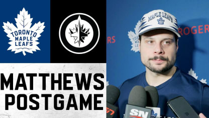 Auston Matthews | Post Game at Winnipeg Jets | January 17, 2026