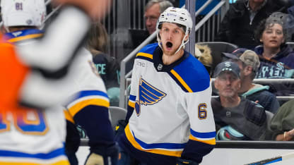 Philip Broberg målskytt när St. Louis Blues slog Seattle Kraken