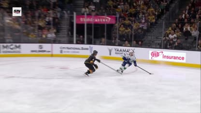 VAN@VGK: Pettersson-D scores goal against Akira Schmid
