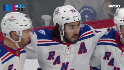 NYR@PHI: Zibanejad scores goal against Aleksei Kolosov