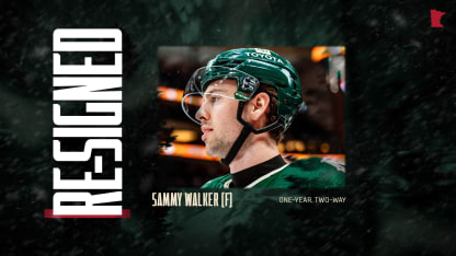 Minnesota Wild Re-Signs Walker 071124