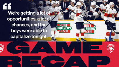 RECAP: Panthers 8, Predators 3