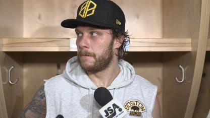 Locker Room Raw: David Pastrnak