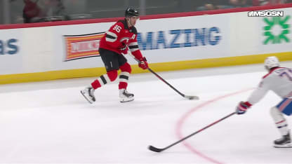 MTL@NJD: Meier scores goal against Jakub Dobeš