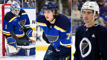 Blues trim 14 players from training camp roster