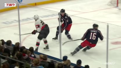 OTT@CBJ: Kleven marque un but contre Elvis Merzlikins