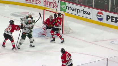 MIN@CHI: Faber scores goal against Spencer Knight