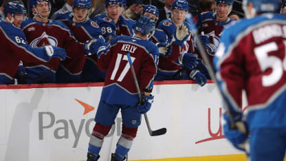 Kelly tips in first goal of the game