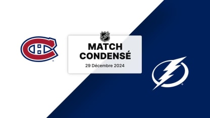 Match condensé : MTL @ TBL 29/12/2024
