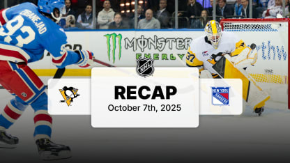 Zostrih: NYR-PIT 0:3