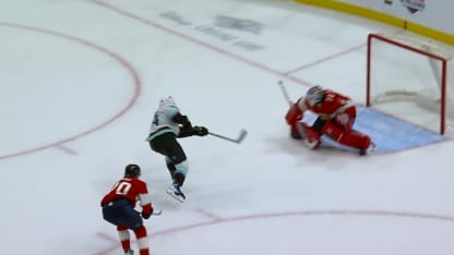 SEA@FLA: McMann scores goal against Sergei Bobrovsky