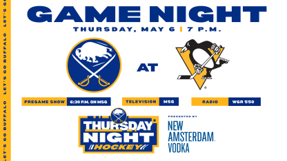 20210507 Sabres Penguins Game Night Mediawall Thursday Night Hockey