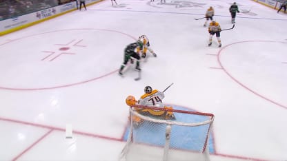 NSH@DAL: Saros with a great save against Wyatt Johnston