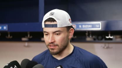 Après-match c. CBJ : Suzuki