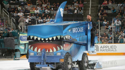 Sharks Zamboni ice resurfacing machine for Cotsonika UHC story