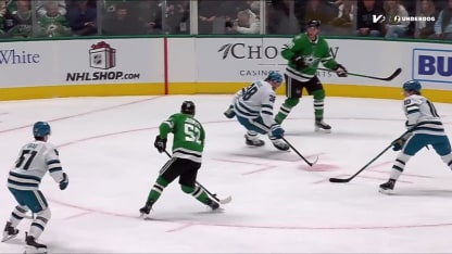 SJS@DAL: Robertson scores PPG against Yaroslav Askarov