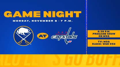 20211108 Sabres Capitals Game Night Mediawall