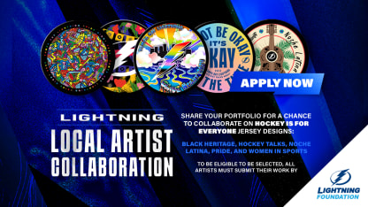 Tampa Bay Lightning launch expanded Local Artist Collaboration Program, bolster "Hockey Is For Everyone" initiatives