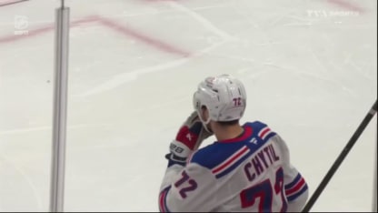 Chytil fait 3-1 Rangers