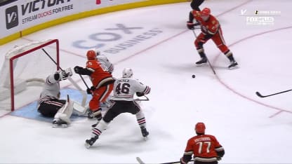 CHI@ANA: McTavish scores PPG against Arvid Soderblom