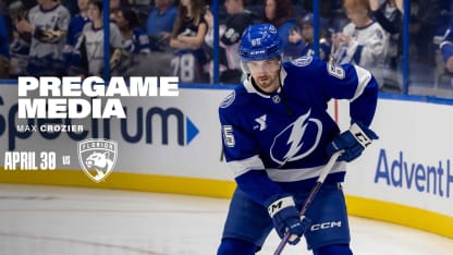 Max Crozier | Pregame Game 5 vs Florida Panthers