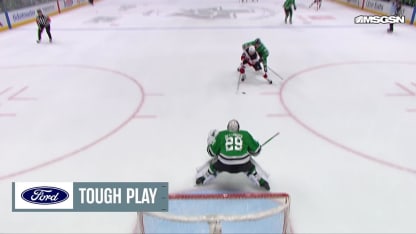 NJD@DAL: Hughes scores goal against Jake Oettinger