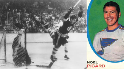 Bobby Orr flying goal, Noel Picard