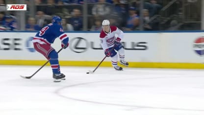 MTL@NYR: Caufield marque un but contre Igor Shesterkin