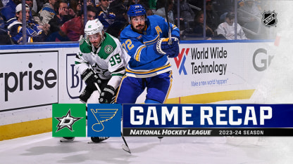 Dallas Stars St. Louis Blues game recap December 16