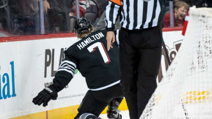 Hamilton celebration goal