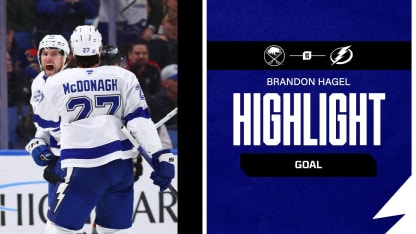 TBL at BUF | Hagel extends the lead