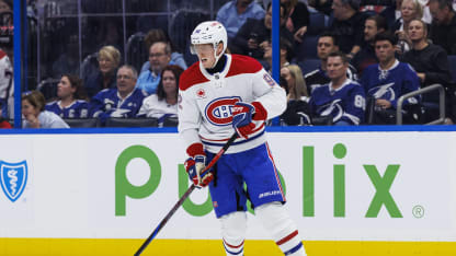 Patrik Laine #92 of the Montreal Canadiens against the Tampa Bay Lightning at Amalie Arena on December 29, 2024 in Tampa, Florida. (Photo by Mark LoMoglio/NHLI via Getty Images)