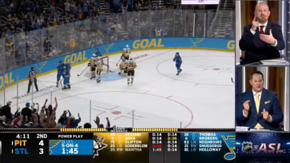 NHL in ASL: Snuggerud strikes again