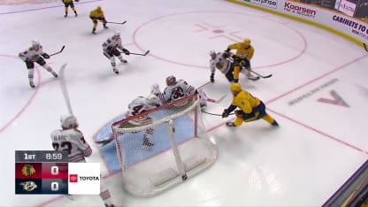 CHI@NSH: Knight with a great save against Ryan O'Reilly