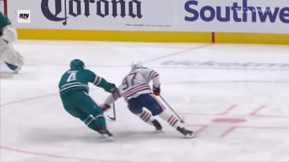 EDM@SJS: McDavid marque un but contre Alex Nedeljkovic