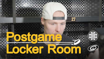 Locker Room Raw: Swayman, H. Lindholm, Tufte, Steeves