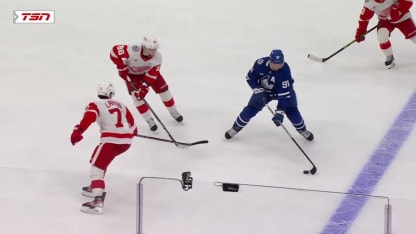 DET@TOR: Tavares scores empty-net goal