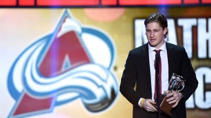 Nathan MacKinnon 2014 NHL Awards Calder Trophy speech rookie